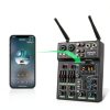 R4 PRO 4-Channel Audio Mixer with Dual Wireless Mics and Bluetooth-7