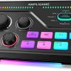 DJ Mixer StreamPro XLR Power Gaming Audio Mixer with RGB Lighting-0