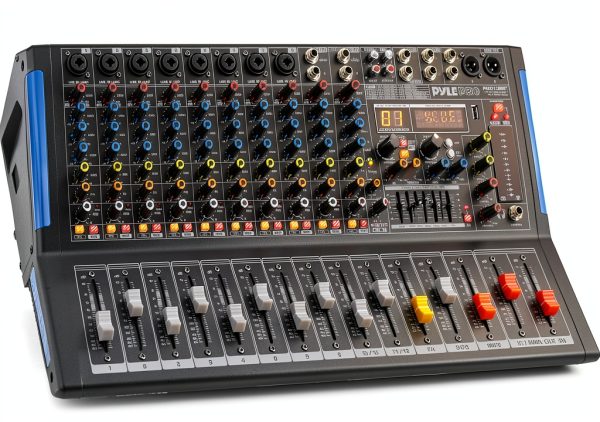 Pioneer DJ PMXU128BT 12 Channel Bluetooth Mixer Black-0