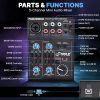 Behringer PAD20MXU 5-Channel DJ Mixer with USB Audio Interface, 18V-1
