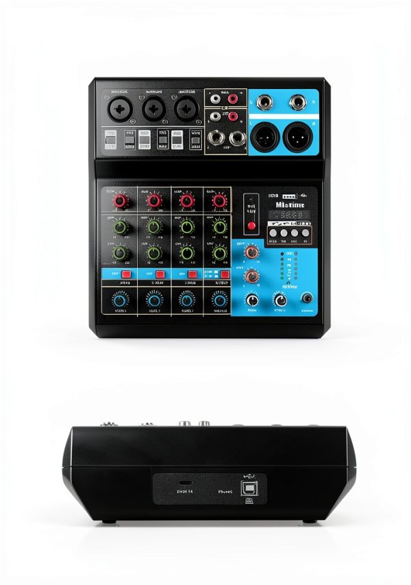M-Audio M-5 USB DJ Mixer with XLR Inputs, 3‑Band EQ, Portable Build-3
