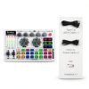 F999 USB Live Sound Mixer with RGB DSP for Streaming Pink-7