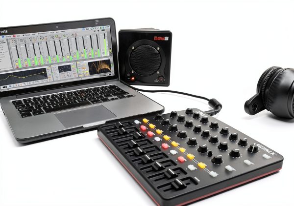 MIDIMIX Compact USB MIDI Mixer – 16‑Channel Black DAW Controller-1