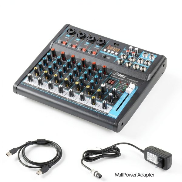 Pioneer DJ Mixer PMXU83BT 6 Channel Bluetooth Black-5