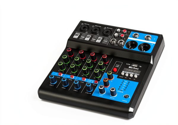 M-Audio M-5 USB DJ Mixer with XLR Inputs, 3‑Band EQ, Portable Build-4