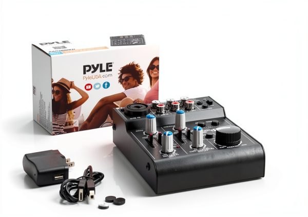 Behringer PAD20MXU 5-Channel DJ Mixer with USB Audio Interface, 18V-6