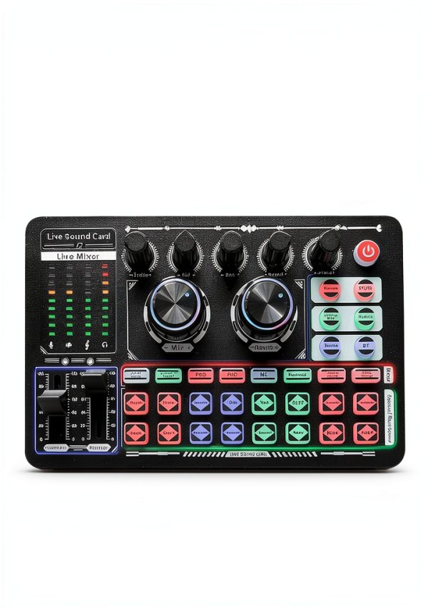 DJ Mixer KILOGOGRAPH F999 Classic 16-Effect Soundboard for Beginners-3