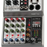 SoundPro 5 Channel Mini Mixer with Bluetooth USB and 48V Phantom-0