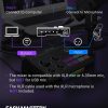 DJ Mixer StreamPro XLR Power Gaming Audio Mixer with RGB Lighting-7