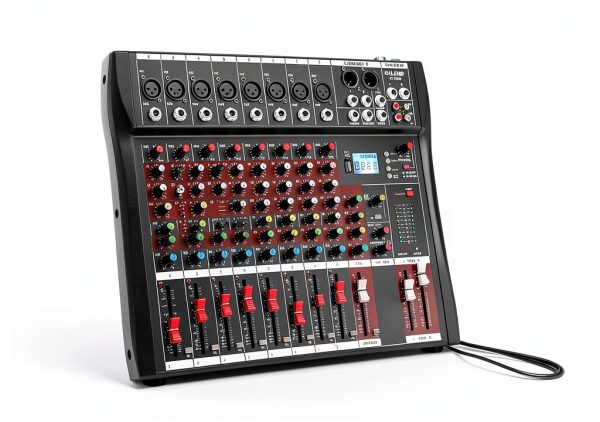 DJ Mixer CT Ultra Thin Bluetooth 8 Channel Audio Display-8