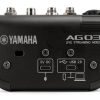 AG Live Streaming Mixer 3-Channel Interface with DSP – Black AG03MK2-5