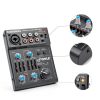 Behringer PAD20MXU 5-Channel DJ Mixer with USB Audio Interface, 18V-5