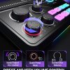 DJ Mixer StreamPro XLR Power Gaming Audio Mixer with RGB Lighting-2