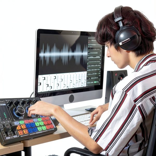 DJ Mixer KILOGOGRAPH F999 Classic 16-Effect Soundboard for Beginners-2