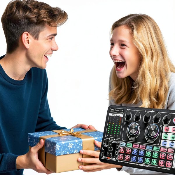 DJ Mixer KILOGOGRAPH F999 Classic 16-Effect Soundboard for Beginners-1
