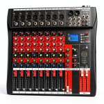 DJ Mixer CT Ultra Thin Bluetooth 8 Channel Audio Display-0