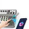 SoundPro 5 Channel Mini Mixer with Bluetooth USB and 48V Phantom-3