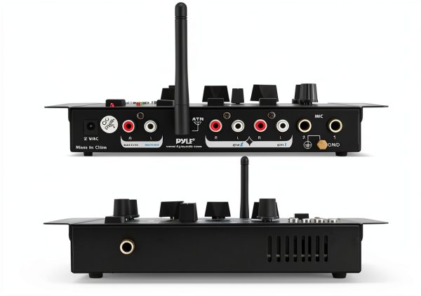 Pyle 3-Channel Bluetooth DJ Mixer PMX7BU Portable Wireless Controller-5