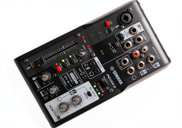 AG Live Streaming Mixer 3-Channel Interface with DSP – Black AG03MK2-4
