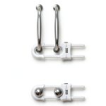 Child Proof Sliding Cabinet Door Code Locks 4 Pack White AB-C-0