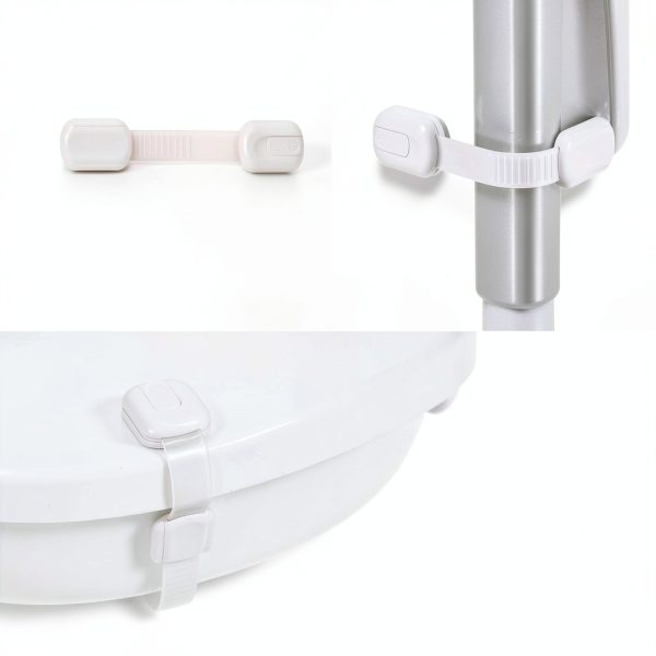 Child Safety Strap Locks Wappa Cabinet Locks 10 Pack with 3M Adhesive-6