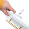 Safety 1st - Secure-to-Explore Adhesive Cabinet Locks Baby Proofing, Child Locks for Cabinets and Drawers (4 Locks), White-6