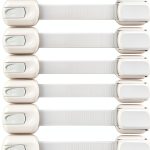 Child Safety Strap Locks Wappa Cabinet Locks 10 Pack with 3M Adhesive-0