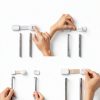 Child Safety Strap Locks Wappa Cabinet Locks 10 Pack with 3M Adhesive-2