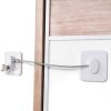 Refrigerator Locks YEYA 4 Pack Black Baby Proof Cabinet Locks-7