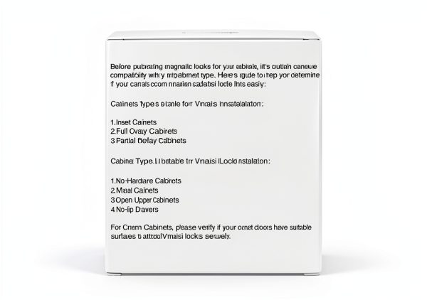 Vmaisi Magnetic Cabinet Locks Child Safety 16 Pack Adhesive & Screws-2