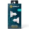 Safety 1st - Secure-to-Explore Adhesive Cabinet Locks Baby Proofing, Child Locks for Cabinets and Drawers (4 Locks), White-0