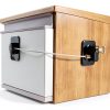 Refrigerator Locks YEYA 4 Pack Black Baby Proof Cabinet Locks-6