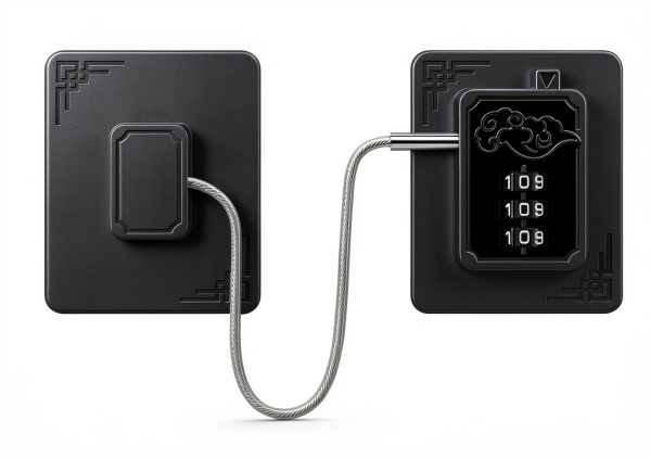 Refrigerator Locks Lexng 2 Pack Black Combo Lock for Cabinets-7