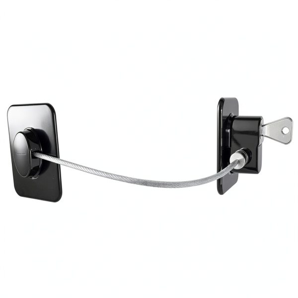 Refrigerator Locks YEYA 4 Pack Black Baby Proof Cabinet Locks-8