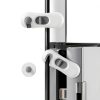 Child Proof Refrigerator Lock NiceTCU 5-Pack White 3M Adhesive-0