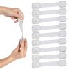 Child Safety Strap Locks Wappa Cabinet Locks 10 Pack with 3M Adhesive-7