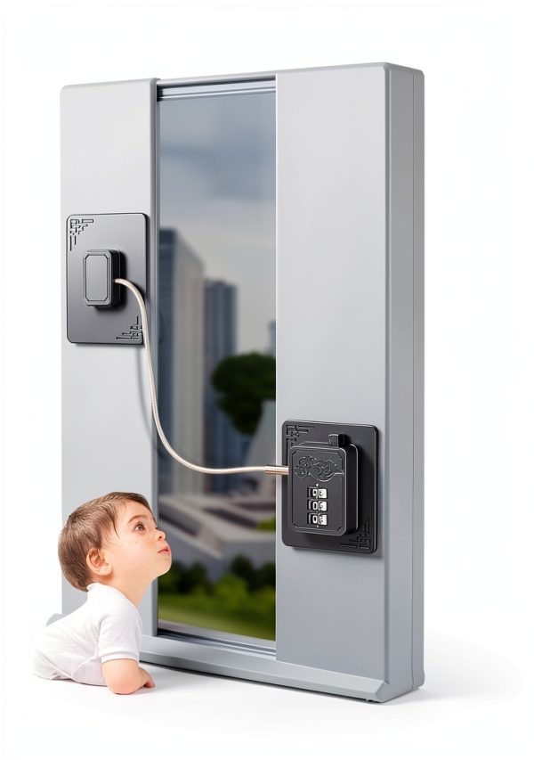 Refrigerator Locks Lexng 2 Pack Black Combo Lock for Cabinets-1