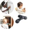 Cabinet Locks KongNai 4 Pack Latches with Adhesive for Drawers-5