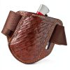 Handmade Leather Knife Sheath for Trapper Knives, Brown, SOGO KNIVES-1