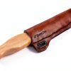 BeaverCraft Knife Leather Sheath SH1 6" x 2.4" - Genuine Leather Case for Fixed Blade Knives - Brown Knife Sheath - Knives Holster Fits up to 3.5"-5