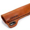 BeaverCraft Knife Leather Sheath SH1 6" x 2.4" - Genuine Leather Case for Fixed Blade Knives - Brown Knife Sheath - Knives Holster Fits up to 3.5"-2