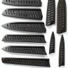 10-Pack Black Knife Sheaths for Kitchen Knives - Universal Protective-0