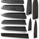 10-Pack Black Knife Sheaths for Kitchen Knives - Universal Protective-0