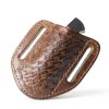 Handmade Leather Knife Sheath for Trapper Knives, Brown, SOGO KNIVES-0