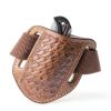 Handmade Leather Knife Sheath for Trapper Knives, Brown, SOGO KNIVES-5