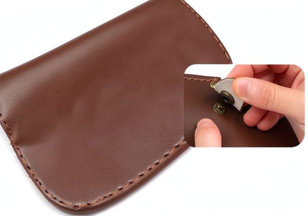 6 Inch Leather Knife Sheath, Japanese Knife Cover for Matsato Huusk Knives, Professional Chef Kitchen Knives Protector, Hunting Outdoor Camping Gear for Men Women, Soft Leather Sheath-1