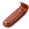 Pocket Knife Sheath, 5" Folding Pocket EDC Knife Case, Portable Pouch Knife Leather Holster with Snap Closure and Belt Loop, Accessory for Outdoor Climbing, Camping, Cycling and Hiking, Brown-1