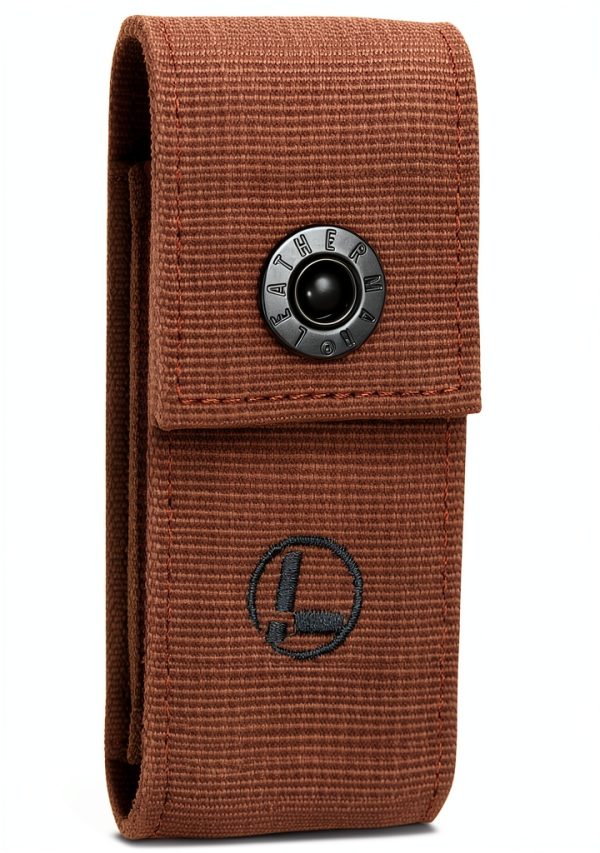 LEATHERMAN Premium Nylon Snap Sheath for Multi-Tools, Sienna Medium-0