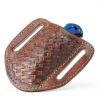 Handmade Leather Knife Sheath for Trapper Knives, Brown, SOGO KNIVES-2