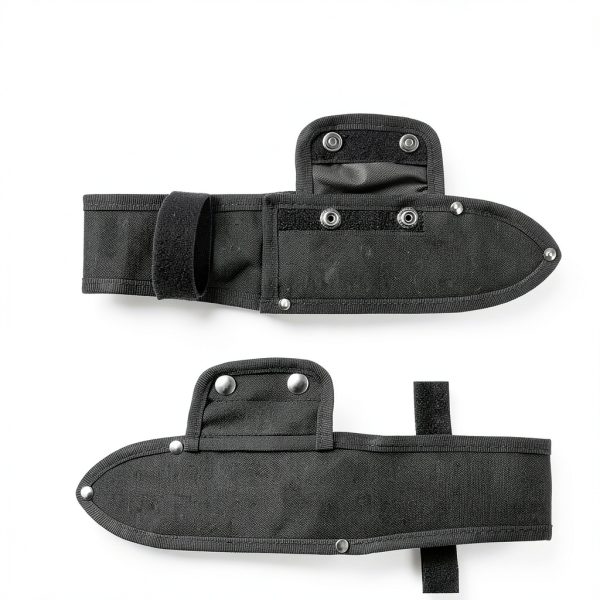 Universal Knife Sheath,Oxford Chef Knife Sheaths for Fixed Blade Knives, Knife Scabbard Cover, Shop Knife Sheath Knives Sleeves Case Edge Guards Blade Protectors for Outdoor (Black, 5.5 x 2 Inch)-1